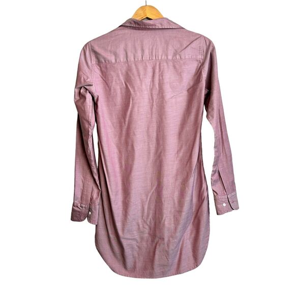 Frank Eileen Shirt Womens XS Red Plaid Grayson Relaxed Lightweight Button Up Top - Picture 4 of 8